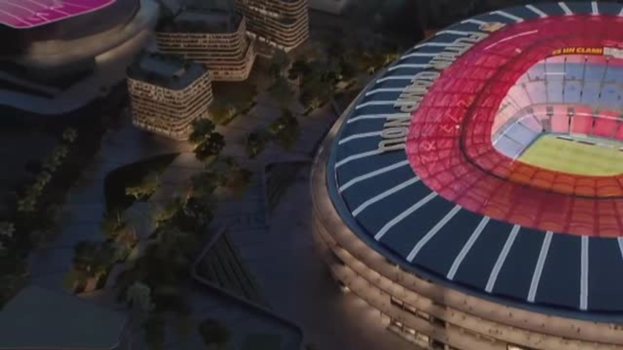 El Barça presenta el proyecto de Espai Barça para el que tendrán que pedir un crédito de 1.500 millones de euros