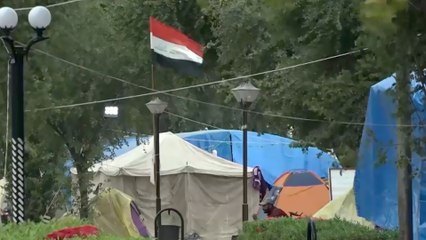 أنصار الأحزاب الرافضة لنتائج الانتخابات العراقية يواصلون الاعتصام