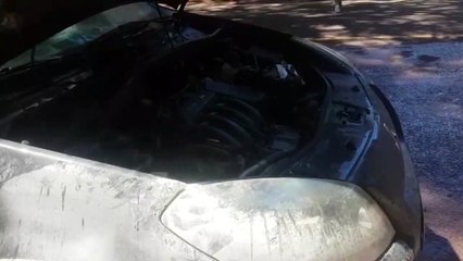 Incêndio em Renault Sandero mobiliza equipe do Corpo de Bombeiros