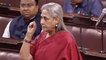 Jaya Bachchan offer sweets to MPs on dharna in Parliament