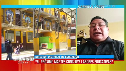 Educación espera que menos del 2% sea tasa de reprobados en colegios fiscales de La Paz