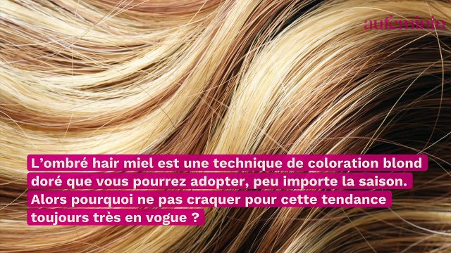 Ombré hair miel, tout savoir sur cette couleur facile à vivre
