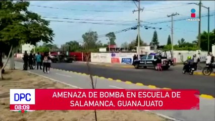 Alertaron de amenaza de bomba en escuela de Salamanca, Guanajuato