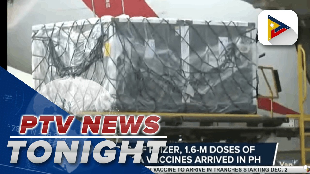 1-M doses of Pfizer, 1.6-M doses of AstraZeneca vaccines arrived in PH