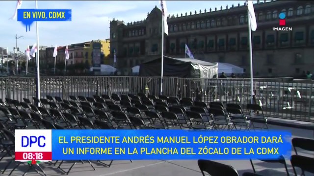 López Obrador dará un informe en la plancha del Zócalo de la CDMX