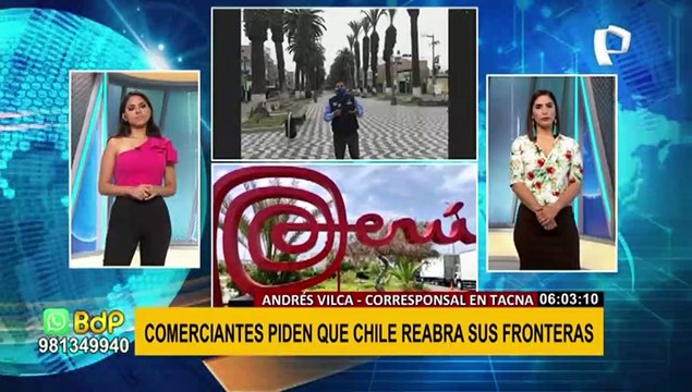 Comerciantes realizarán plantón en Tacna ante negativa de Chile a reabrir sus fronteras