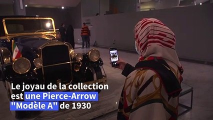 Iran : exposition des voitures vintage de la famille royale