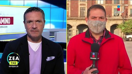 Así luce el Zócalo capitalino previo al mitin de López Obrador