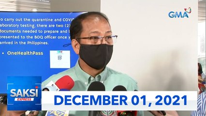 Saksi Express: December 1, 2021 [HD]