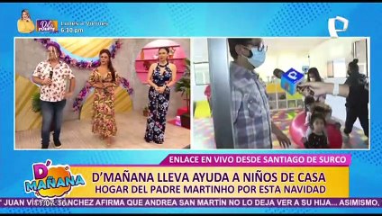 Regalamos sonrisas en esta Navidad: ¡D'Mañana visitó la Casa Hogar del Padre Martinho!