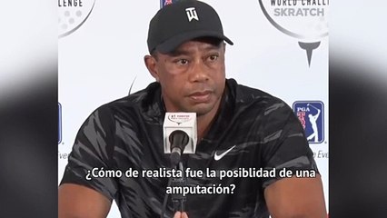 La reacción viral de un periodista cuando Tiger le dice que la amputación fue una opción real