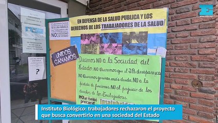 Instituto Biológico: trabajadores rechazaron el proyecto que busca convertirlo en una sociedad del Estado