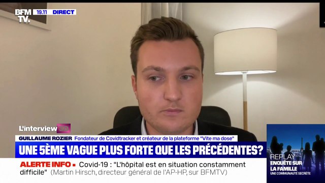 Guillaume Rozier: Plus d'un million de créneaux de vaccination sont disponibles à la réservation sur Vite ma dose