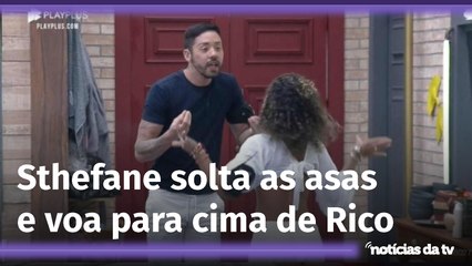A Fazenda 13: Sthefane acorda para o jogo e mete o pau em Rico em briga por comida