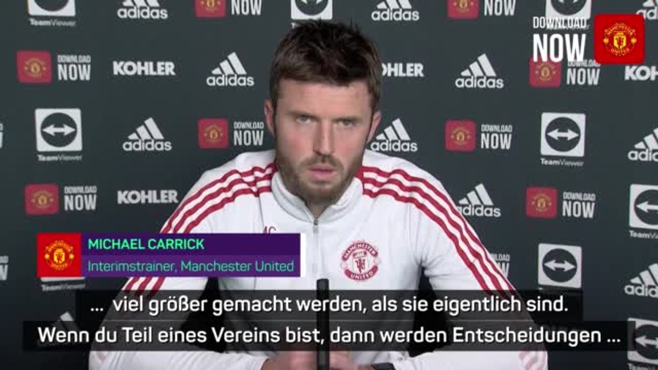 Carrick: “kein drama” rund um cristiano ronaldo