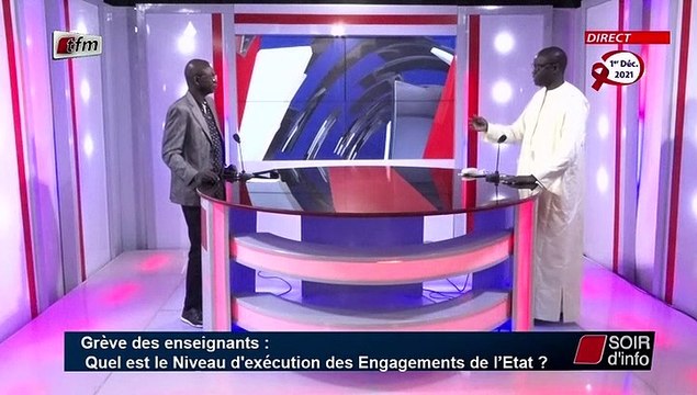 SOIR D'INFO - Francais - Pr : Abdoulaye Der - Invité : Abdoulaye Ndoye - 01 Décembre 2021