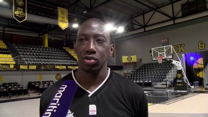 Interview maritima: Sadio Doucouré après la victoire de Fos Provence Basket contre Mulhouse