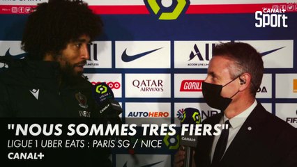 La réaction de Dante après la rencontre face au Paris SG - Ligue 1 Uber Eats