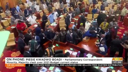 Parliament in Deeper Crisis: Minority, Majority clash over 2022 Budget current status – The Big Agenda on Adom TV (1-12-21)