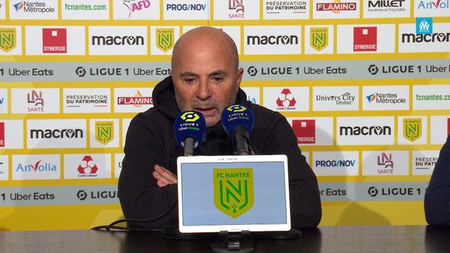 Nantes - OM (0-1) : La réaction de Jorge Sampaoli