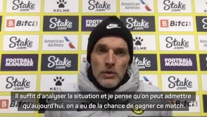 14e j. - Tuchel : "Nous avons eu de la chance de gagner"