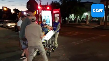 Motociclista foge do local após colisão com scooter em Cascavel