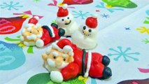 【かわいいメレンゲクッキー】サンタクロース3／クリスマス【Meringue Cookies】Santa Clauses 3/머랭쿠키・馬林糖