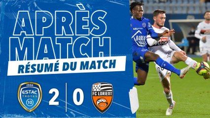 ESTAC 2-0 FC Lorient | Résumé du match
