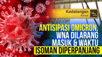 Varian Omicron Merebak, Indonesia Larang WNA dari 11 Negara masuk Indonesia