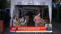 Bakunahan sa vaccination sites sa Maynila, nagpapatuloy | UB