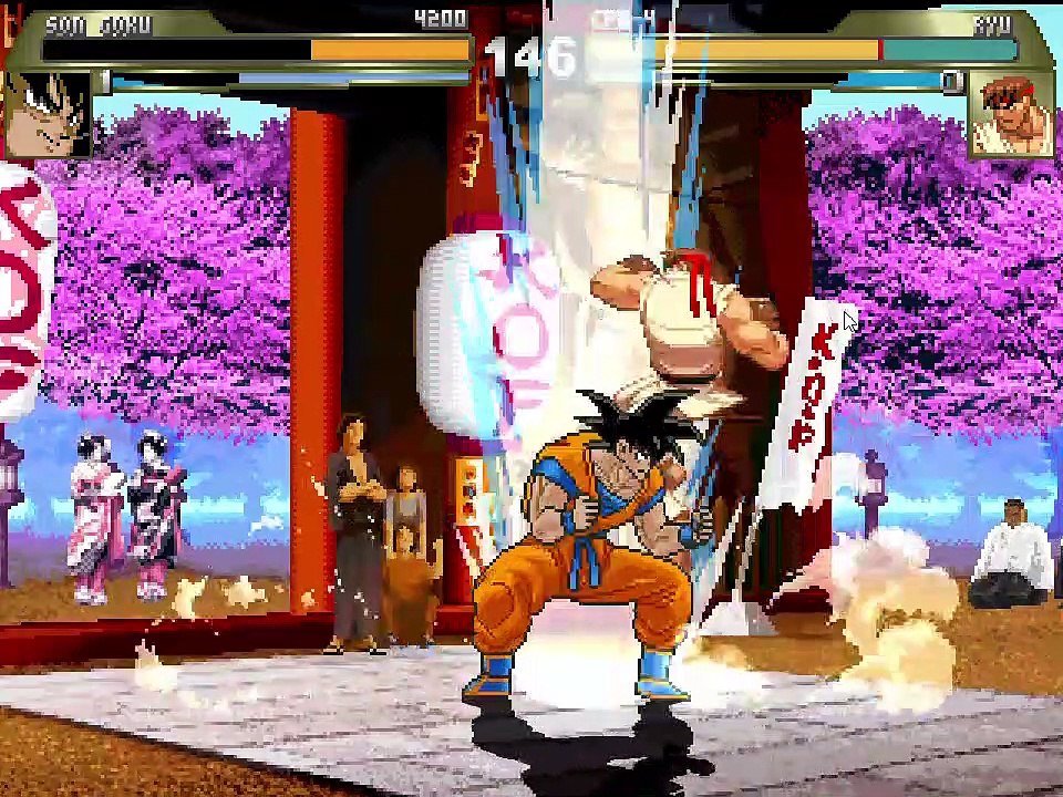 IKEMEN GO: Goku(Me) vs Ryu