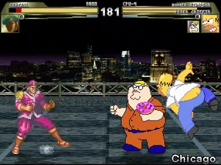 IKEMEN GO:General(Me) vs Homer and Peter