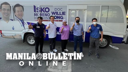 Presidential aspirant Manila Mayor Isko Moreno visits Mabalacat, Pampanga