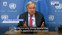 UN chief Guterres slams travel bans over new Covid variant