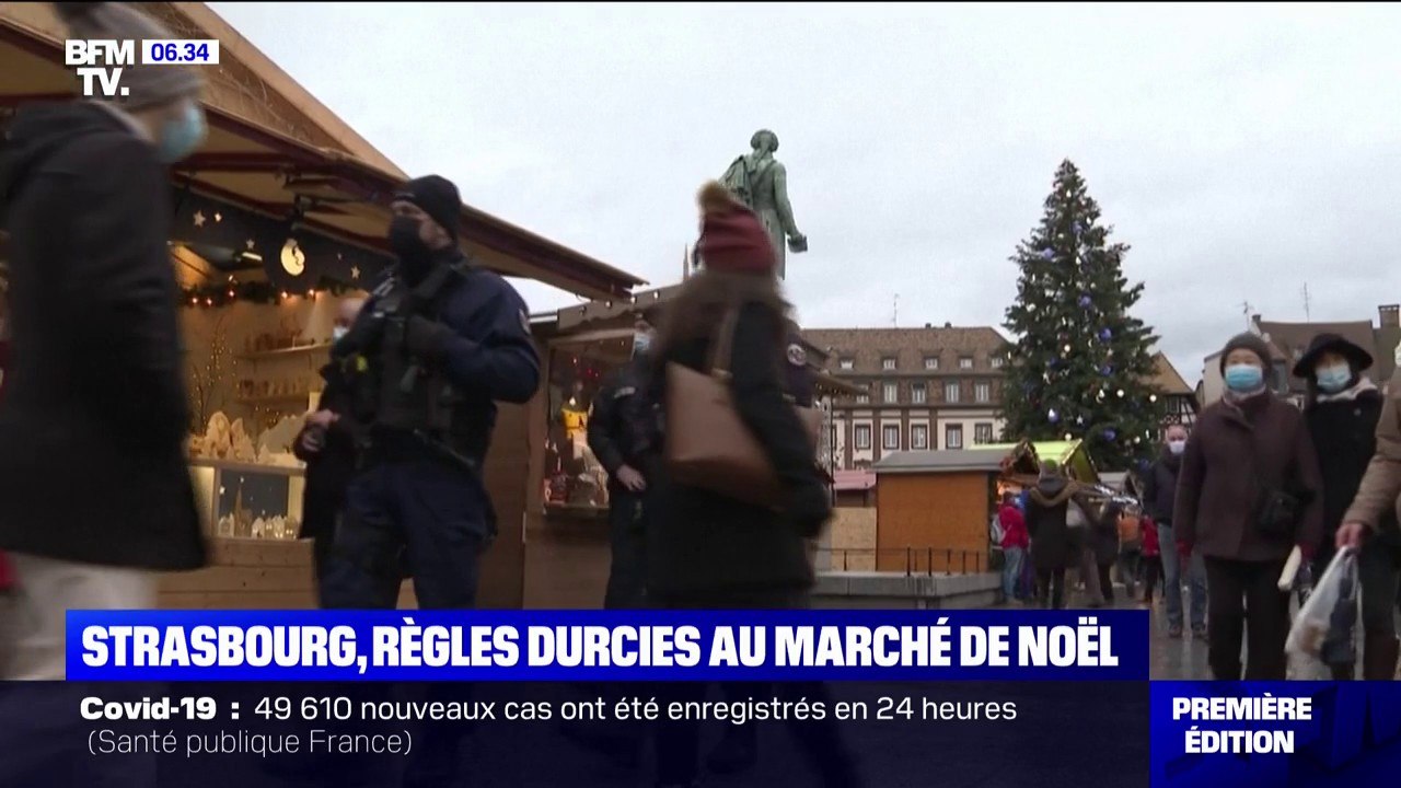 Covid-19: les mesures sanitaires durcies au marché de Noël de Strasbourg