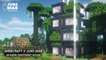 MINECRAFT __ How to Build a Modern house｜Minecraft Apartment House Tutorial #204