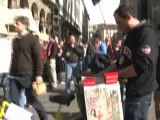 Milan-Arsenal: tifosi dei Gunners in Piazza Duomo