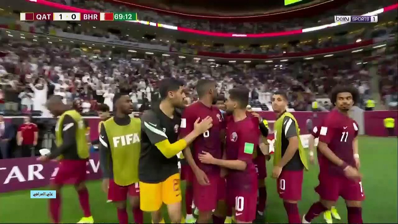 الشوط الثاني مباراة قطر 1-0 والبحرين بطولة كأس العرب 30-11-2021