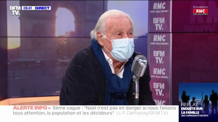 "Encore 600.000 personnes de plus 80 ans ne sont pas primo-vaccinées (...) va-t-on leur envoyer les gendarmes ?": Jean-François Delfraissy reste nuancé sur l'obligation vaccinale