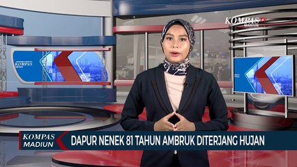 Dapur Nenek 81 Tahun Ambruk Diterjang Hujan