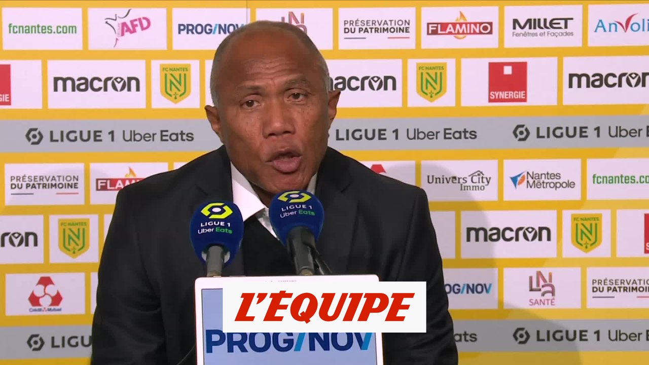 Kombouaré : «On a montré du caractère» en deuxième mi-temps - Foot - L1 - Nantes