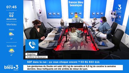 02/12/2021 - La matinale de France Bleu Besançon