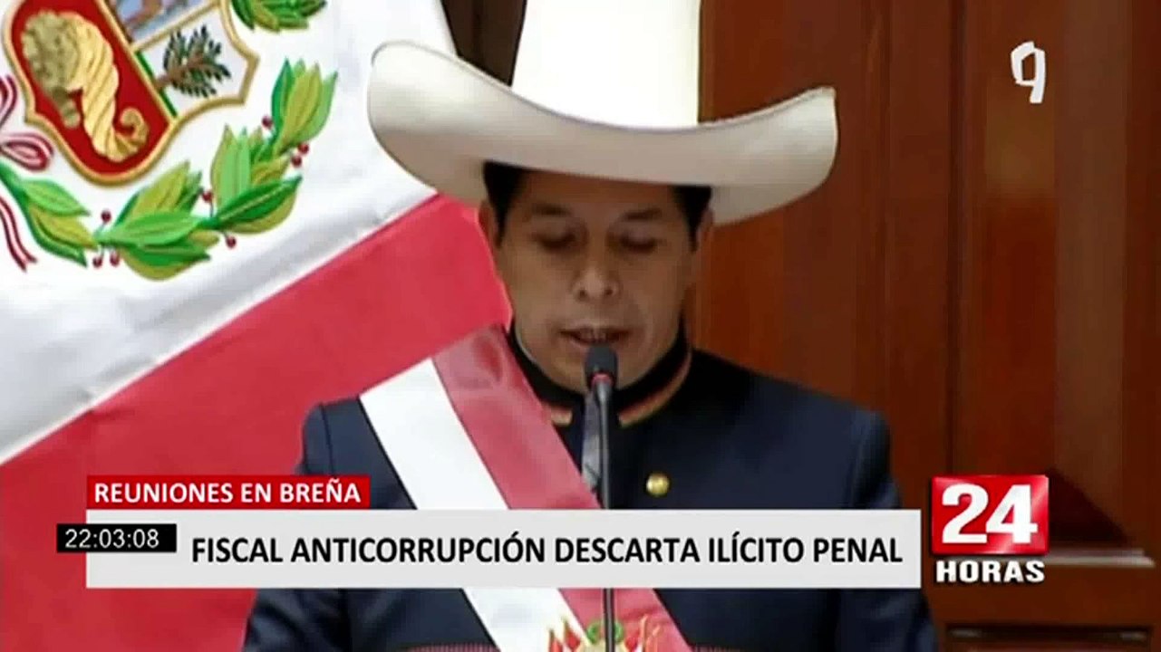 Fiscal Omar Tello descartó ilícito penal reuniones de Castillo en Breña