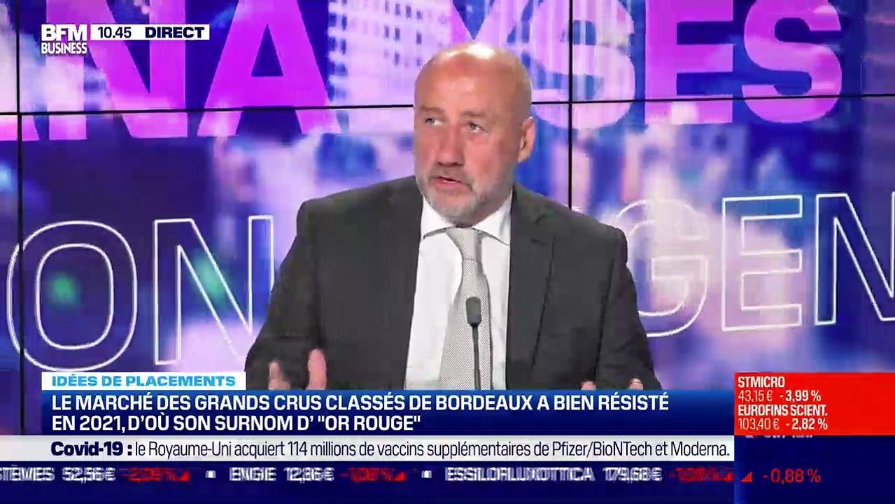 Idée de placements: Le marché des grands crus classés de Bordeaux a bien résisté en 2021 - 02/12