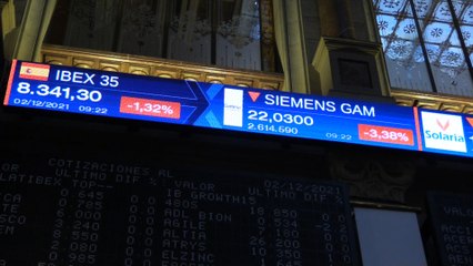 El Ibex 35 vuelve al rojo con importantes pérdidas del 1,31 %