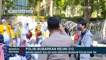 Massa Aksi Reuni 212 yang Nekat Berkumpul dan Berkerumun, Dipaksa Mundur Oleh Polisi-TNI