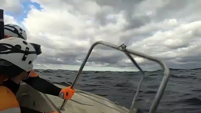 Japanese coast guard rescues man after boat capsizes