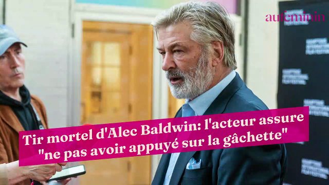 Tir mortel d'Alec Baldwin: l'acteur assure ne pas avoir appuyé sur la gâchette