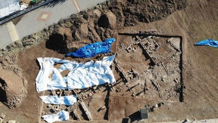 Perre Antik Kentte dokuma tezgahı bulundu