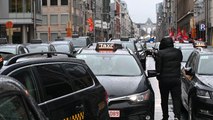 Plusieurs tunnels fermés à la suite de l'action des taxis à Bruxelles